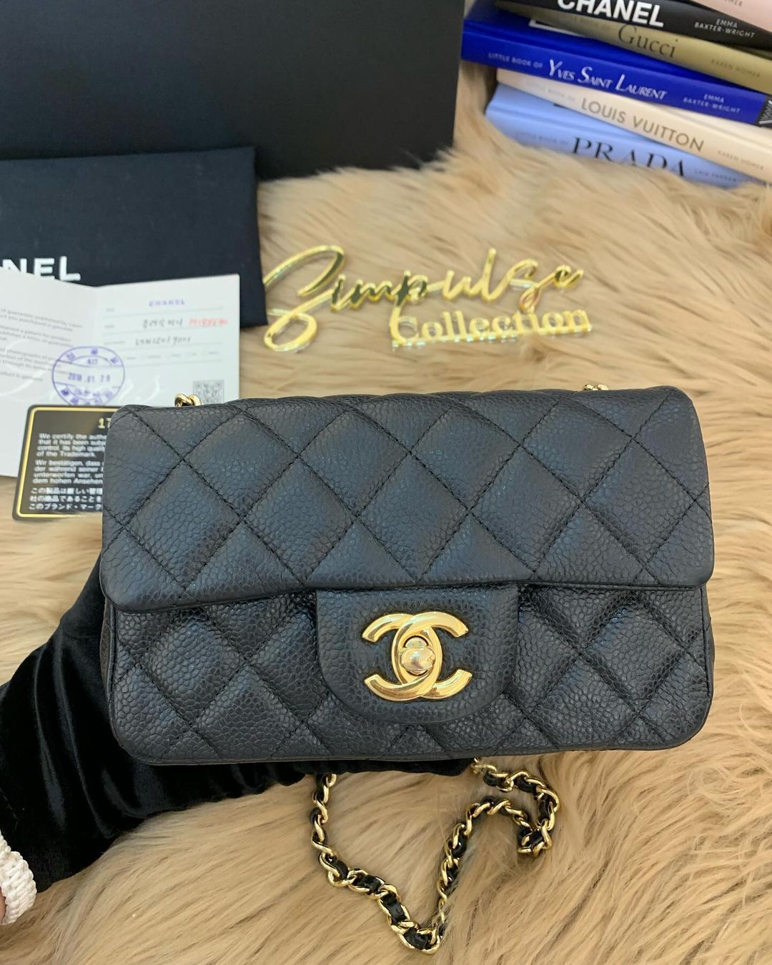 C Mini Rec Caviar GHW
