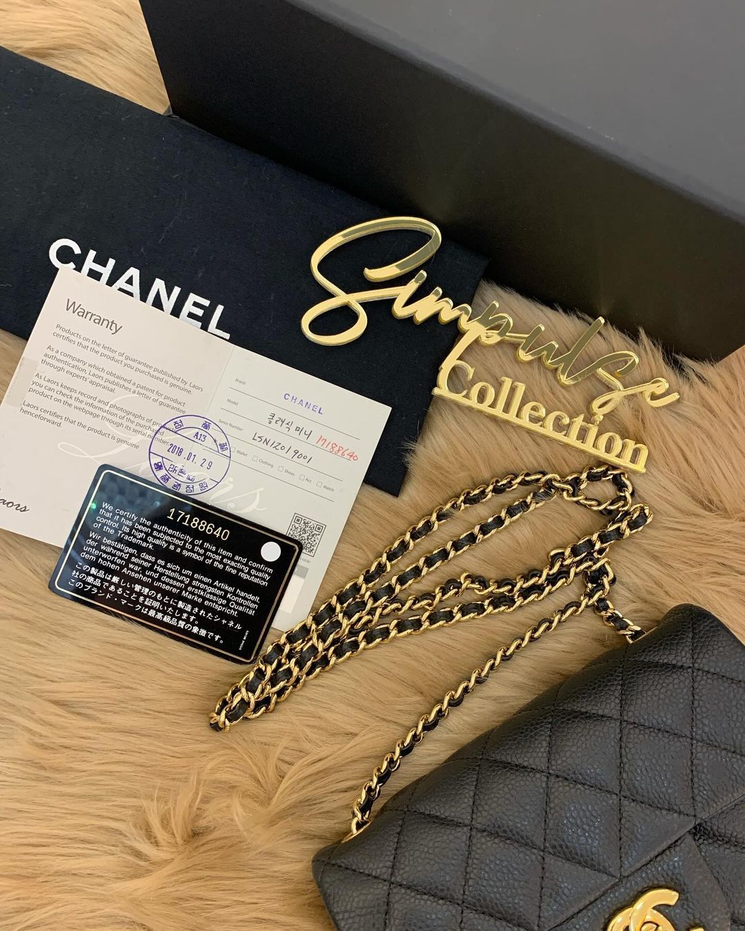 C Mini Rec Caviar GHW