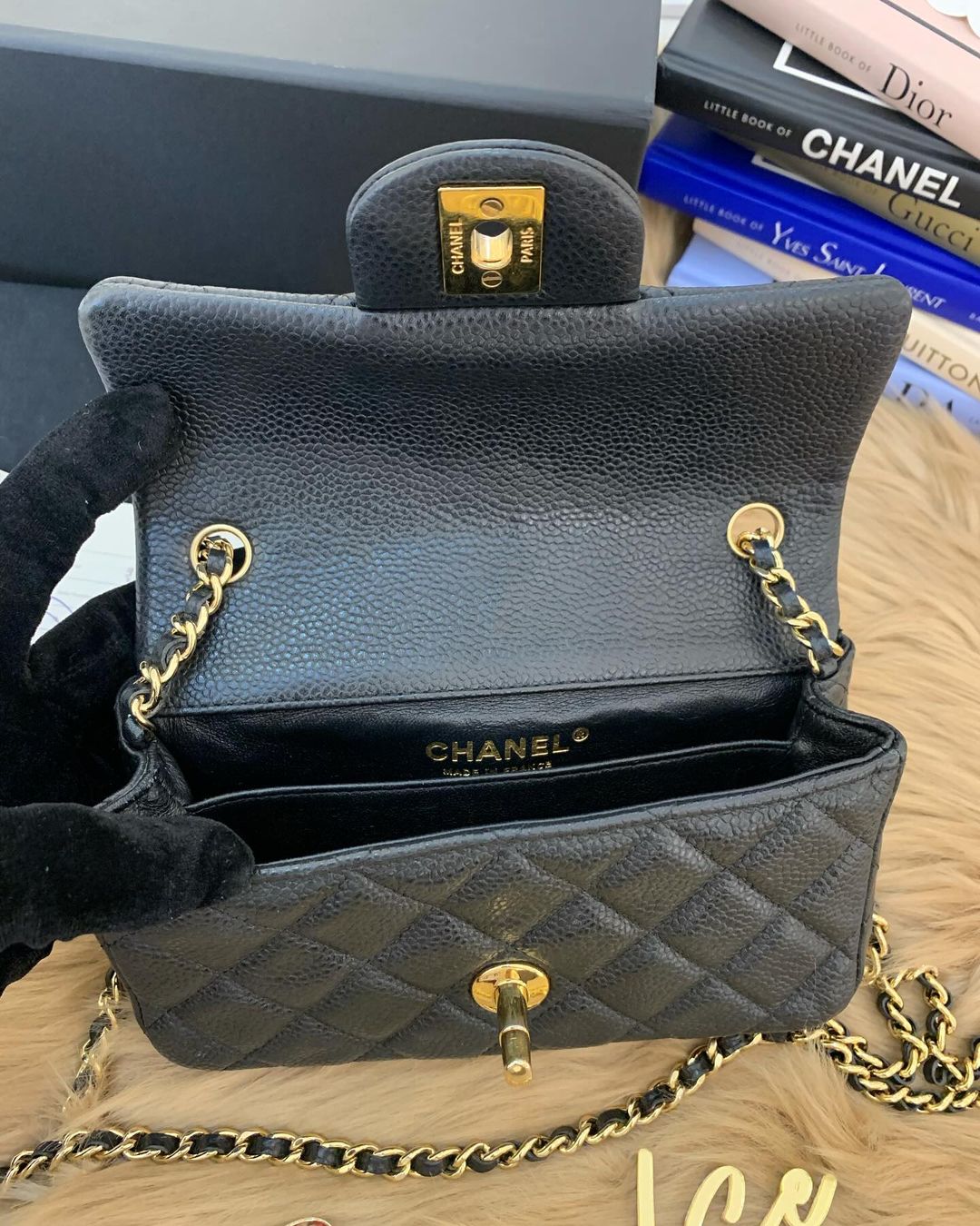 C Mini Rec Caviar GHW