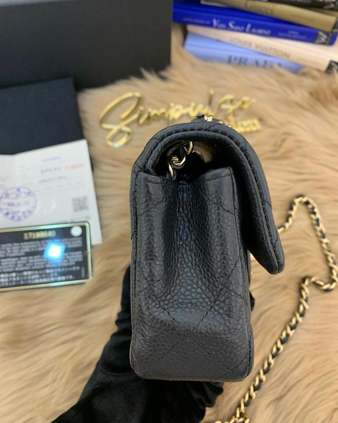 C Mini Rec Caviar GHW