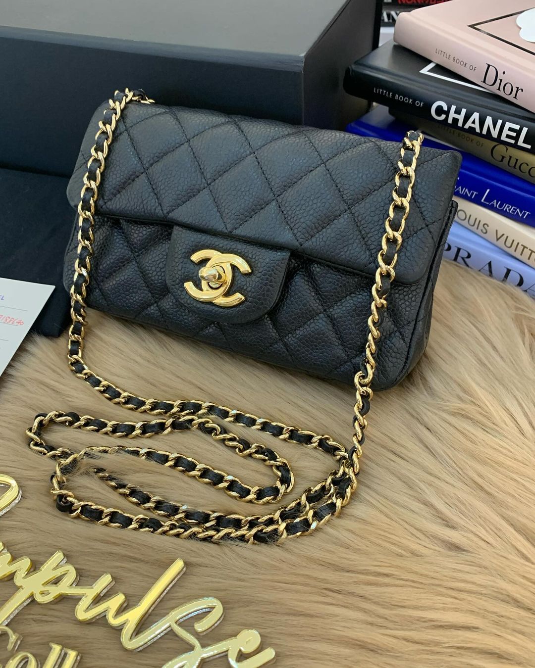 C Mini Rec Caviar GHW
