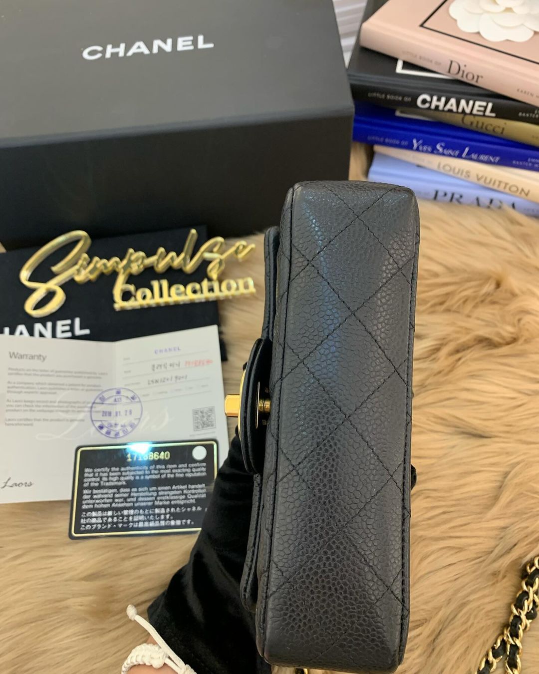 C Mini Rec Caviar GHW