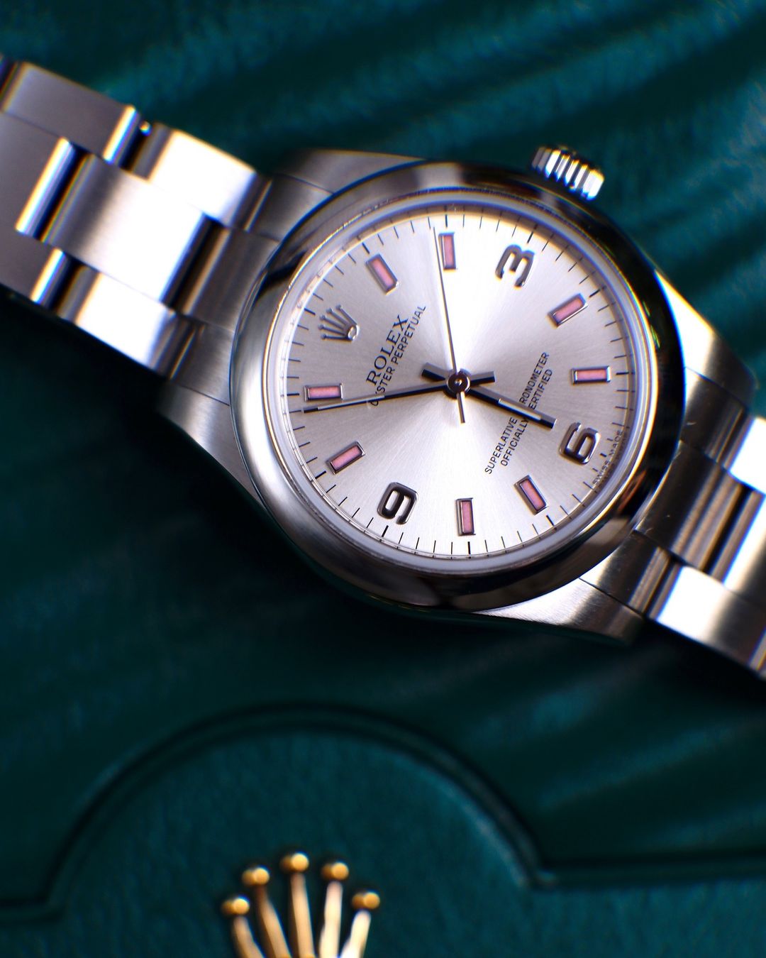 OP 31mm All Steel Pink Dial