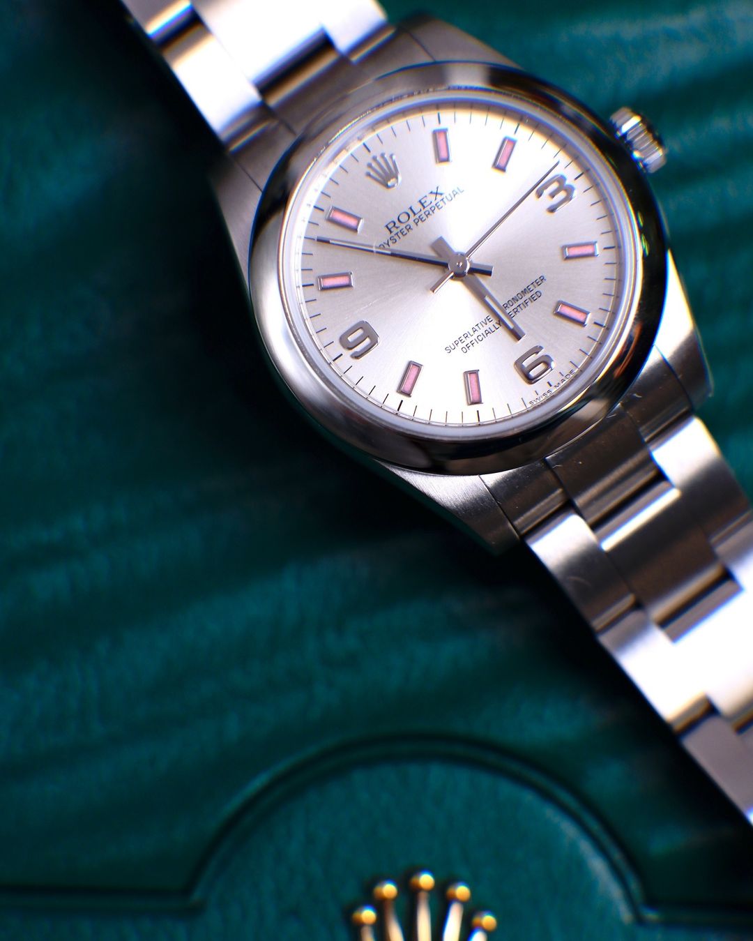 OP 31mm All Steel Pink Dial