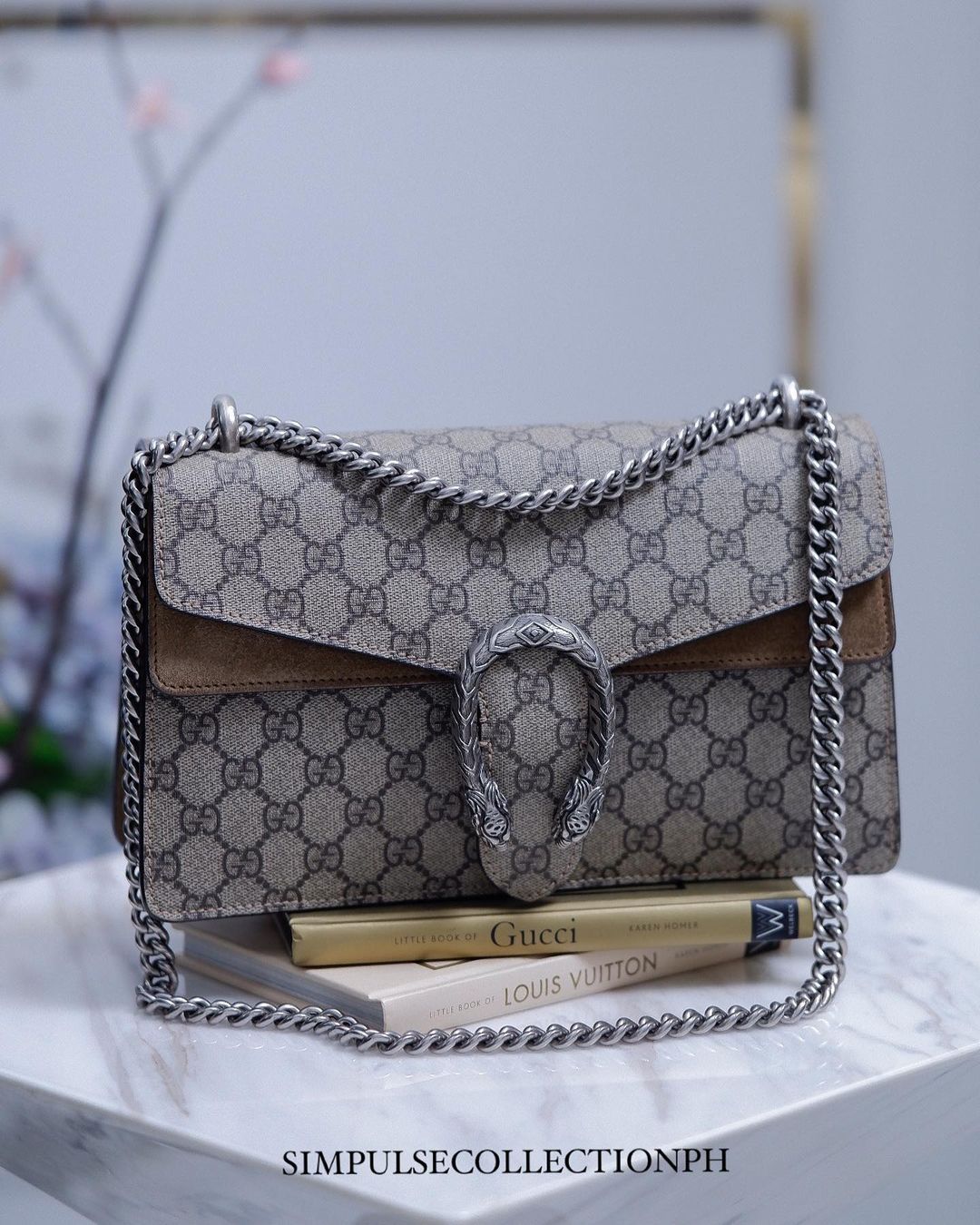 Gucci Supreme Mono Dionysus Shoulder Bag