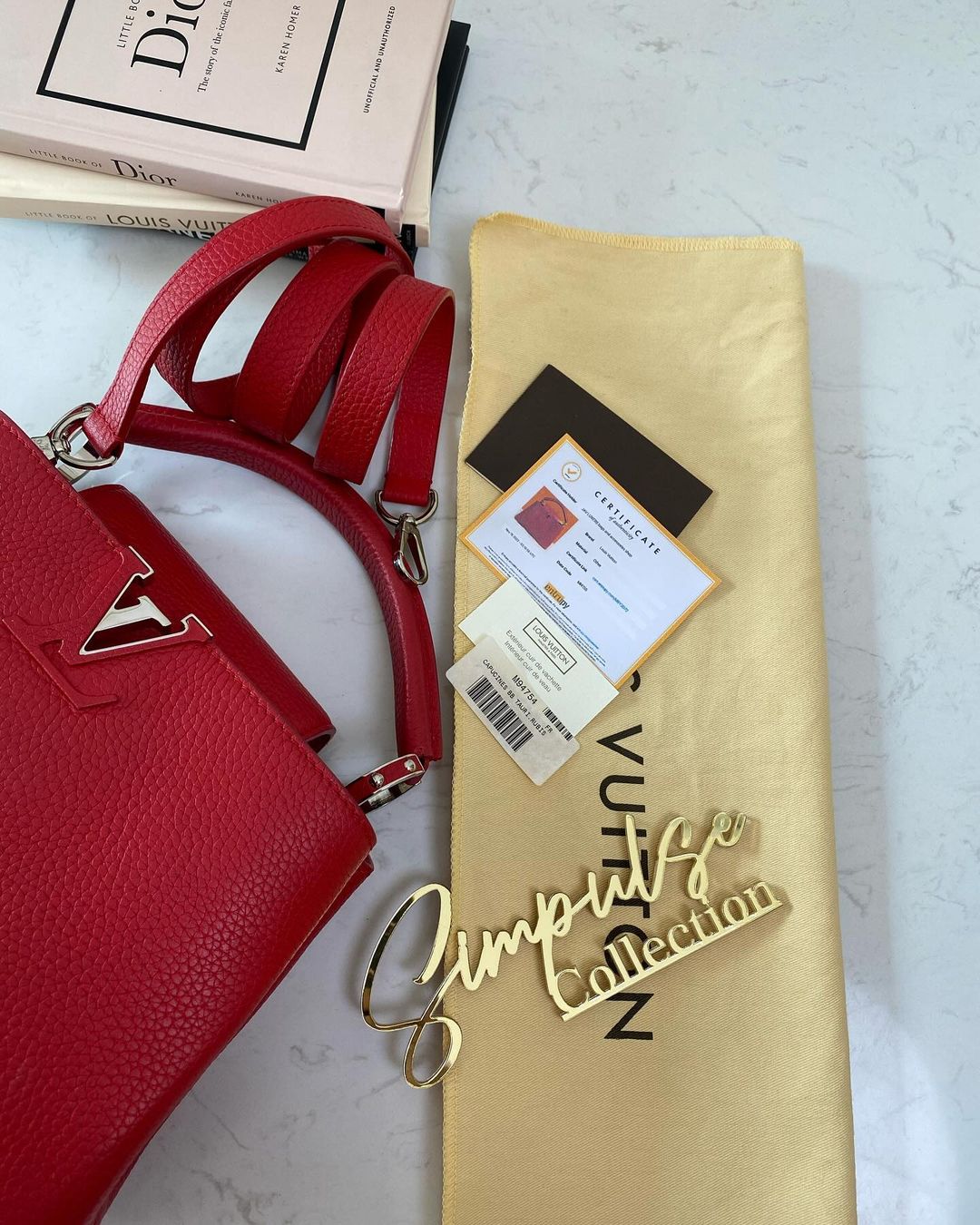 Louis Vuitton Capuccine Bb Taurillion