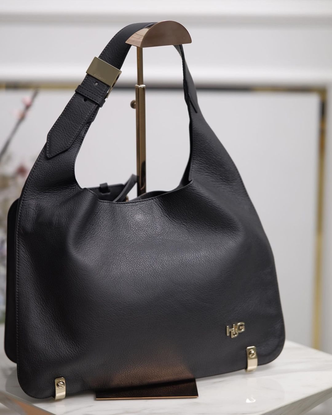 HDG Leather Hobo Bag