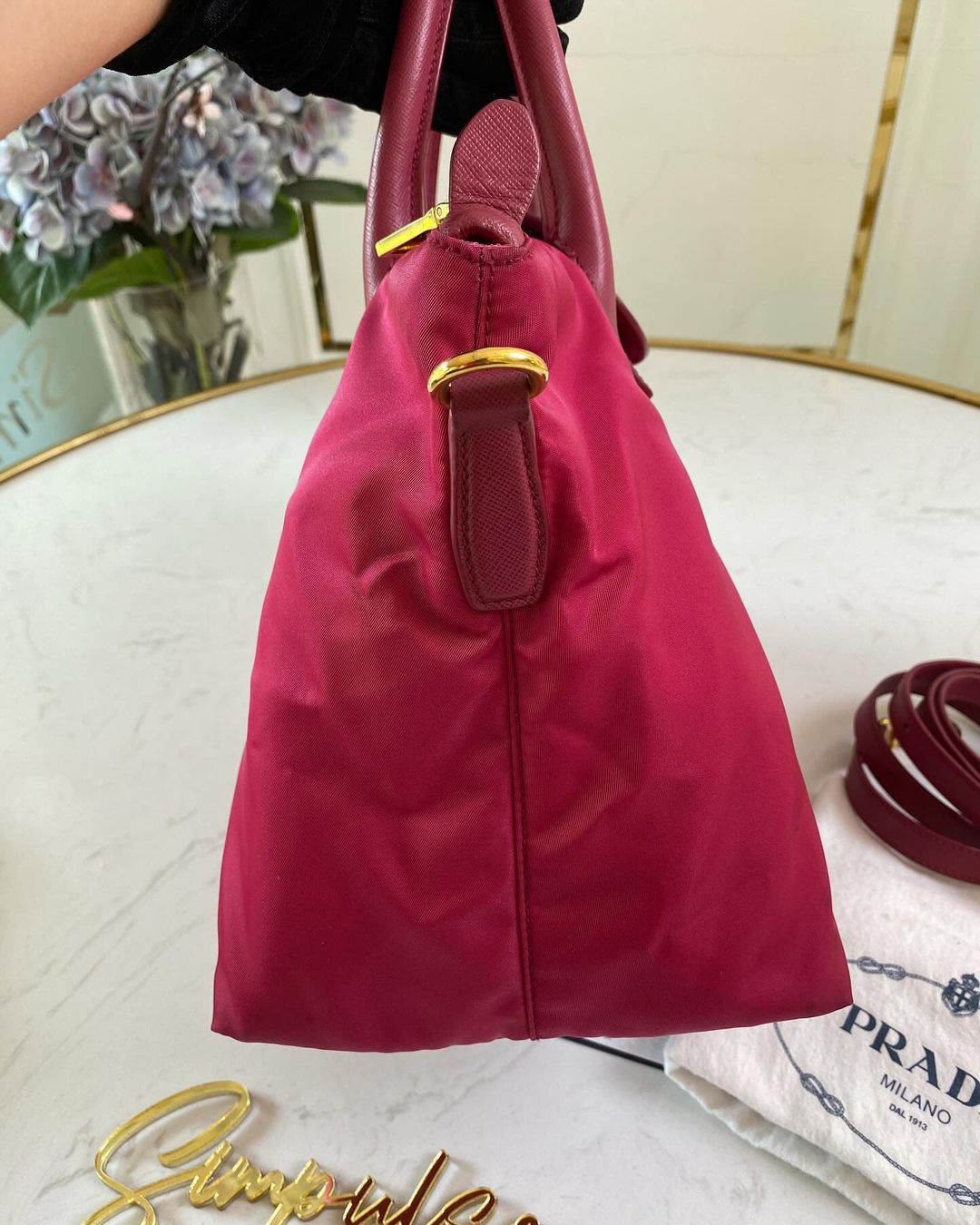 P Nylon 2 Way Bag