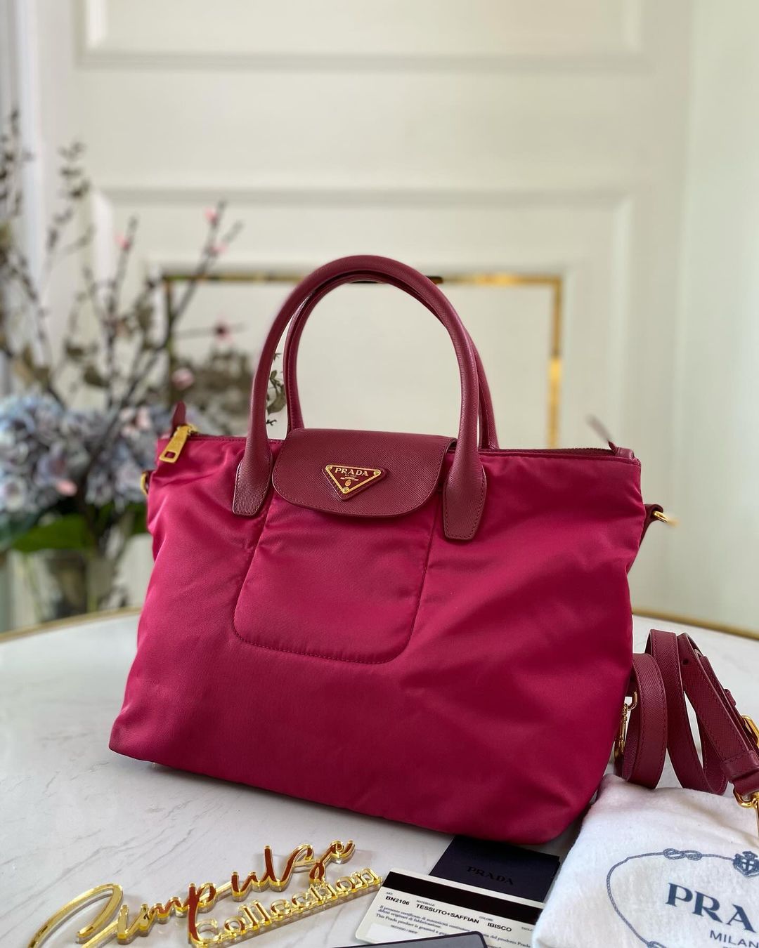 P Nylon 2 Way Bag