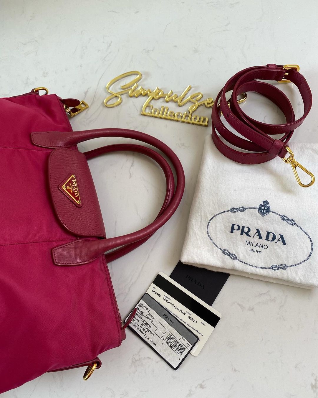 P Nylon 2 Way Bag