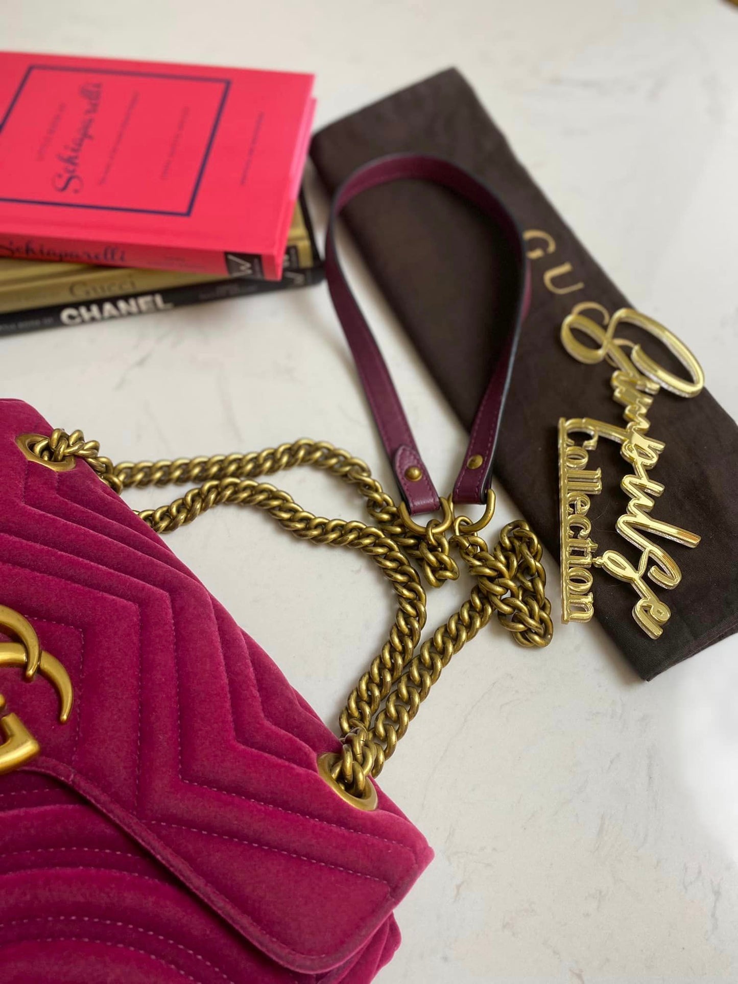 Gucci Marmont Matelasse Velvet