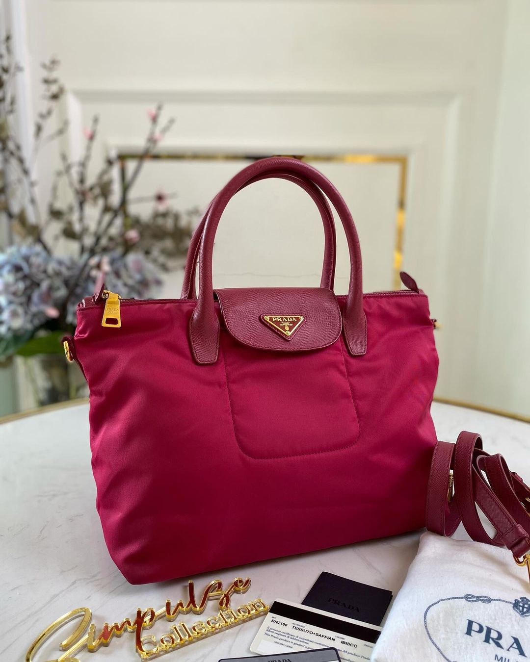P Nylon 2 Way Bag