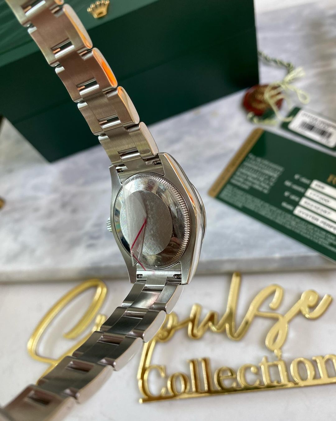OP 31mm All Steel Pink Dial
