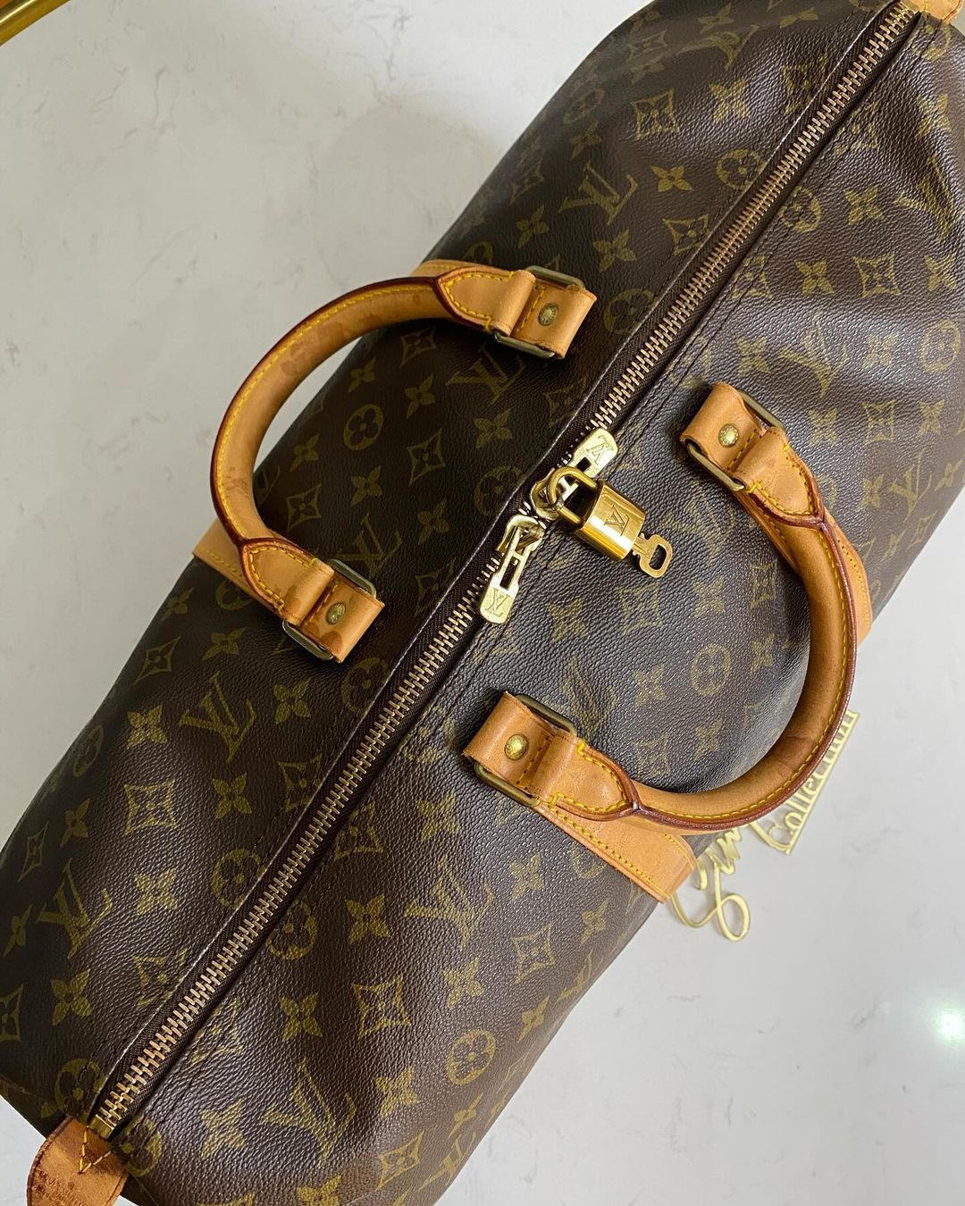 L V Monogram Keepall 50