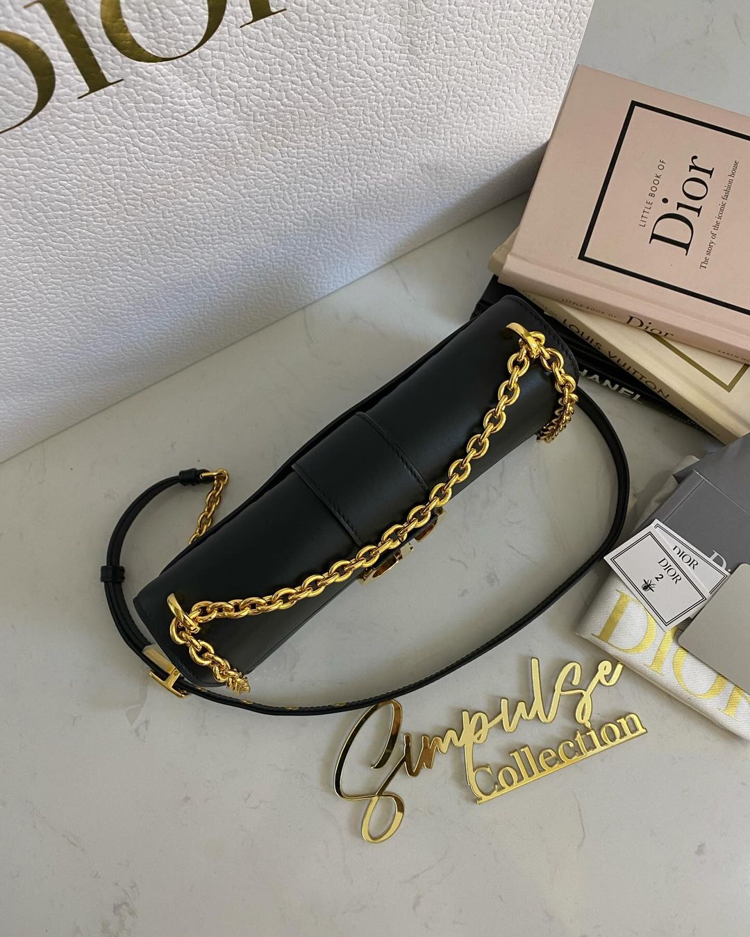 Christian Dior Montaigne East West Chain Gold Hardware