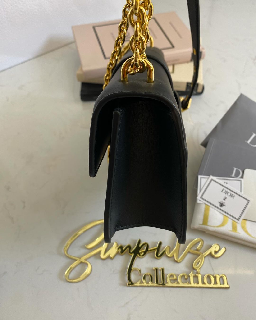 Christian Dior Montaigne East West Chain Gold Hardware