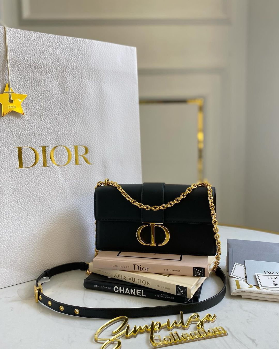 Christian Dior Montaigne East West Chain Gold Hardware