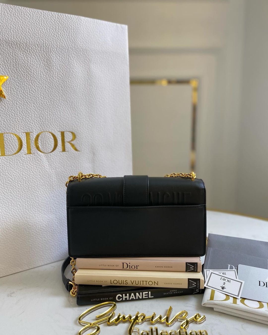 Christian Dior Montaigne East West Chain Gold Hardware