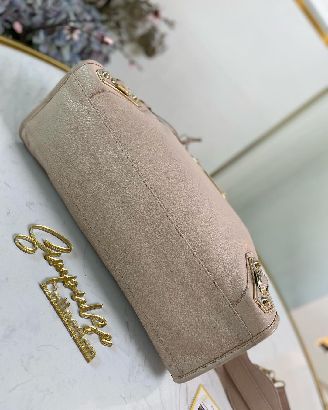 Balenciaga City GHW Sakura Pink