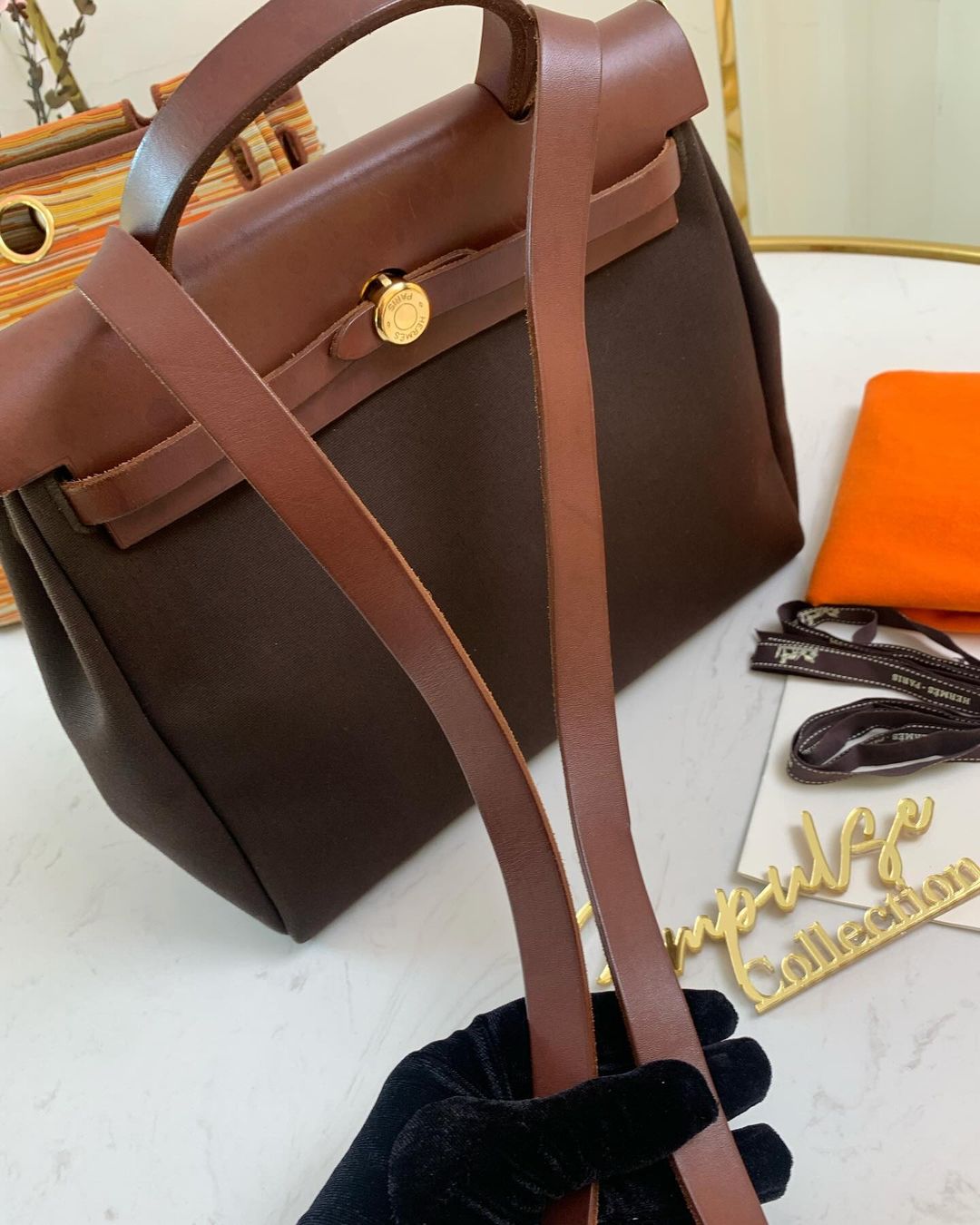 Herbag Vibrato and Leather Pm size