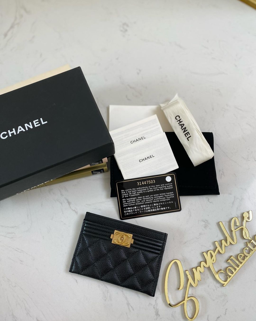 Caviar Leboy Cardholder Black