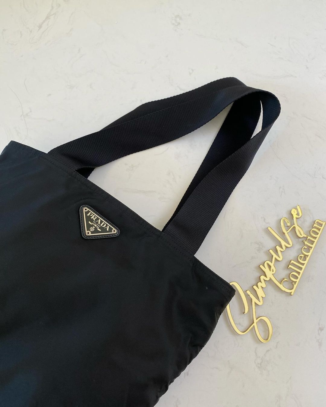 P Nylon Tote Bag