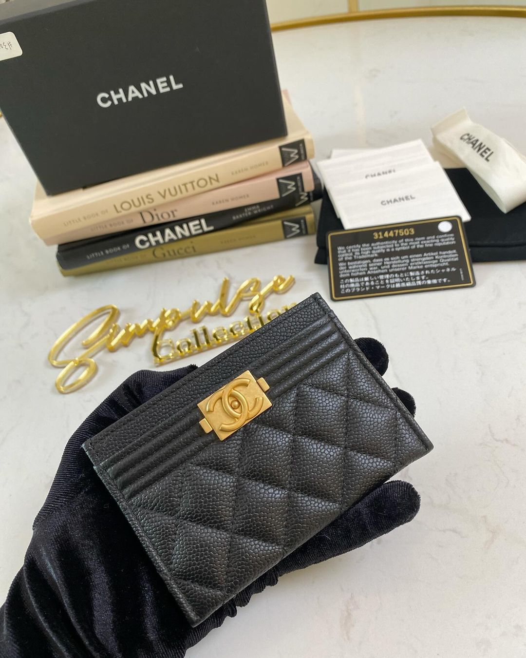 Caviar Leboy Cardholder Black