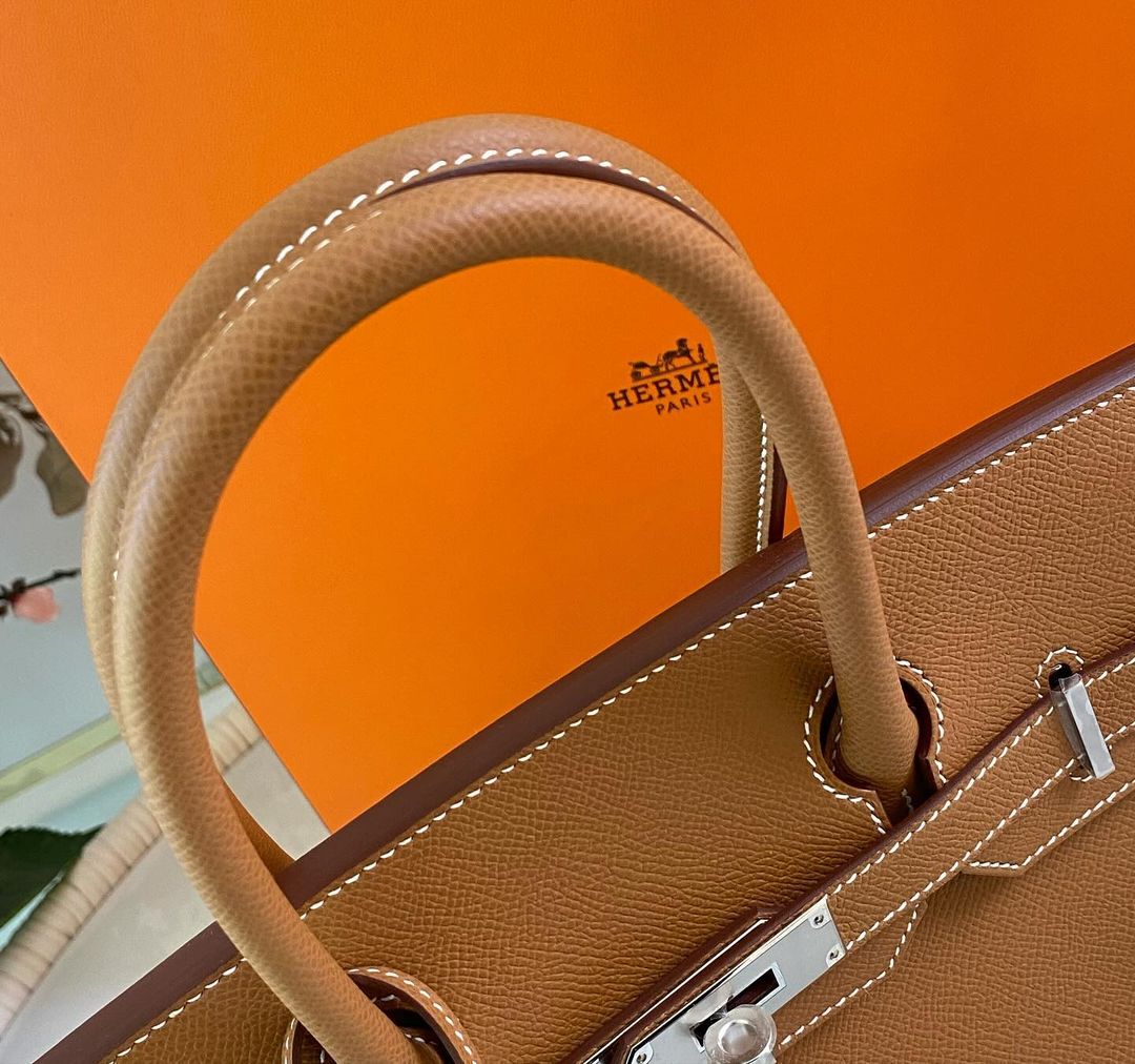 H Birkin 30 Gold in Epsom Leather PHW
