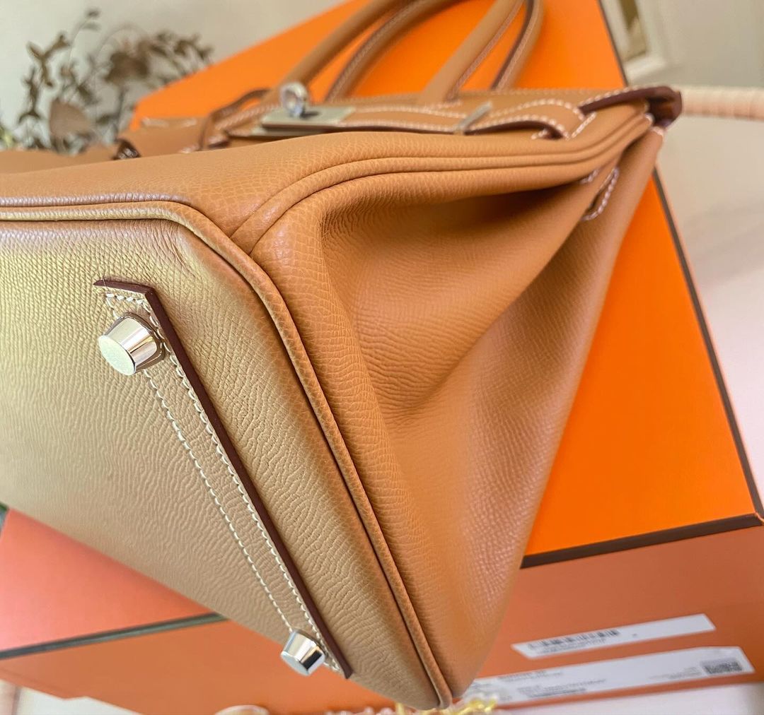 H Birkin 30 Gold in Epsom Leather PHW