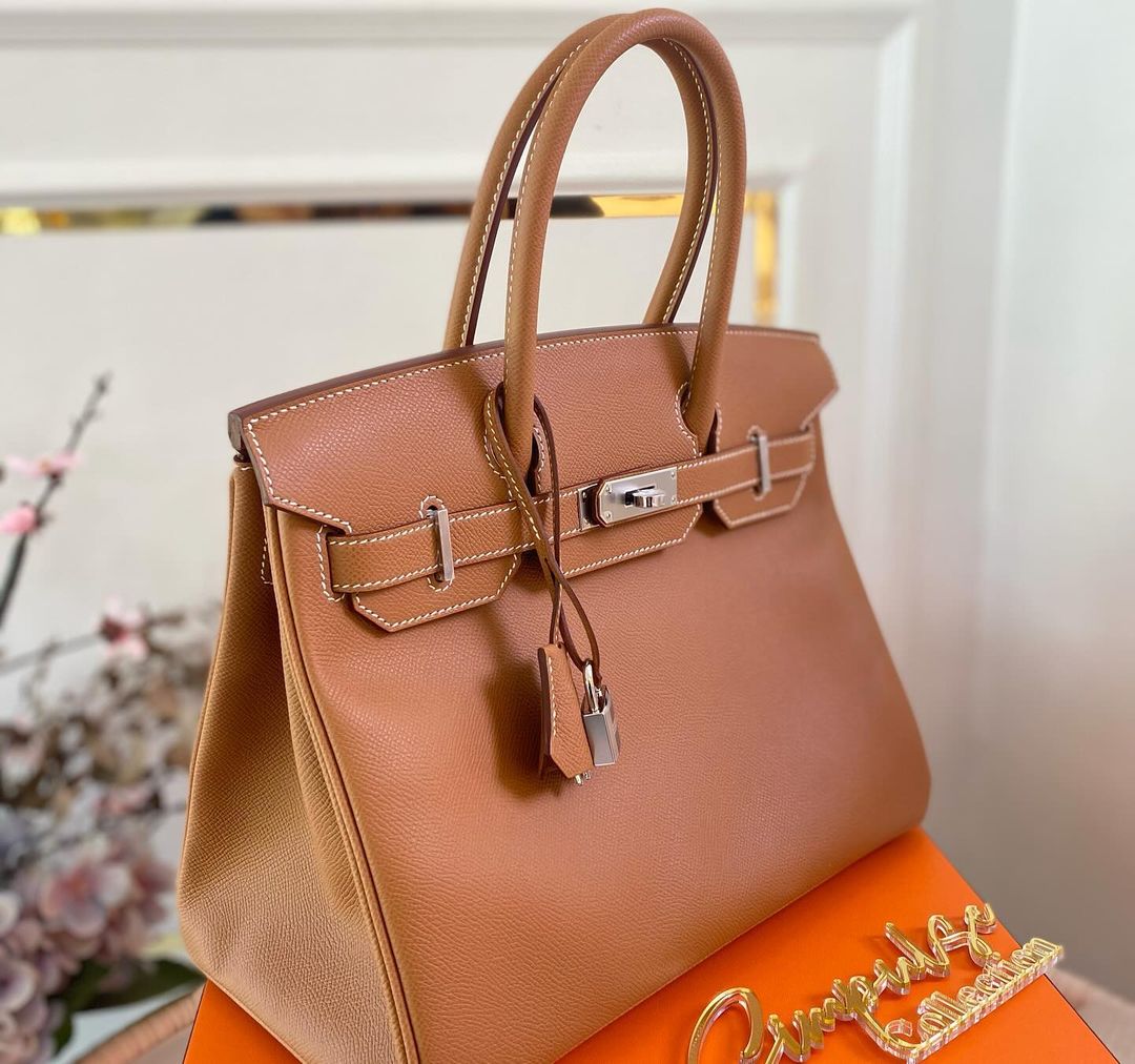 H Birkin 30 Gold in Epsom Leather PHW