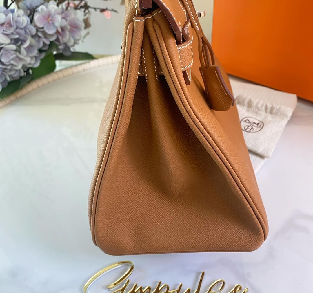 H Birkin 30 Gold in Epsom Leather PHW