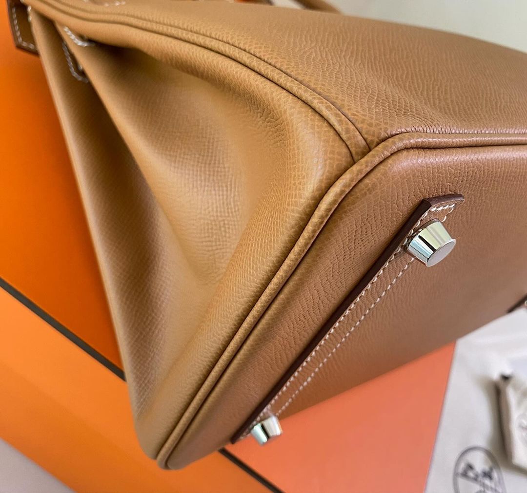H Birkin 30 Gold in Epsom Leather PHW