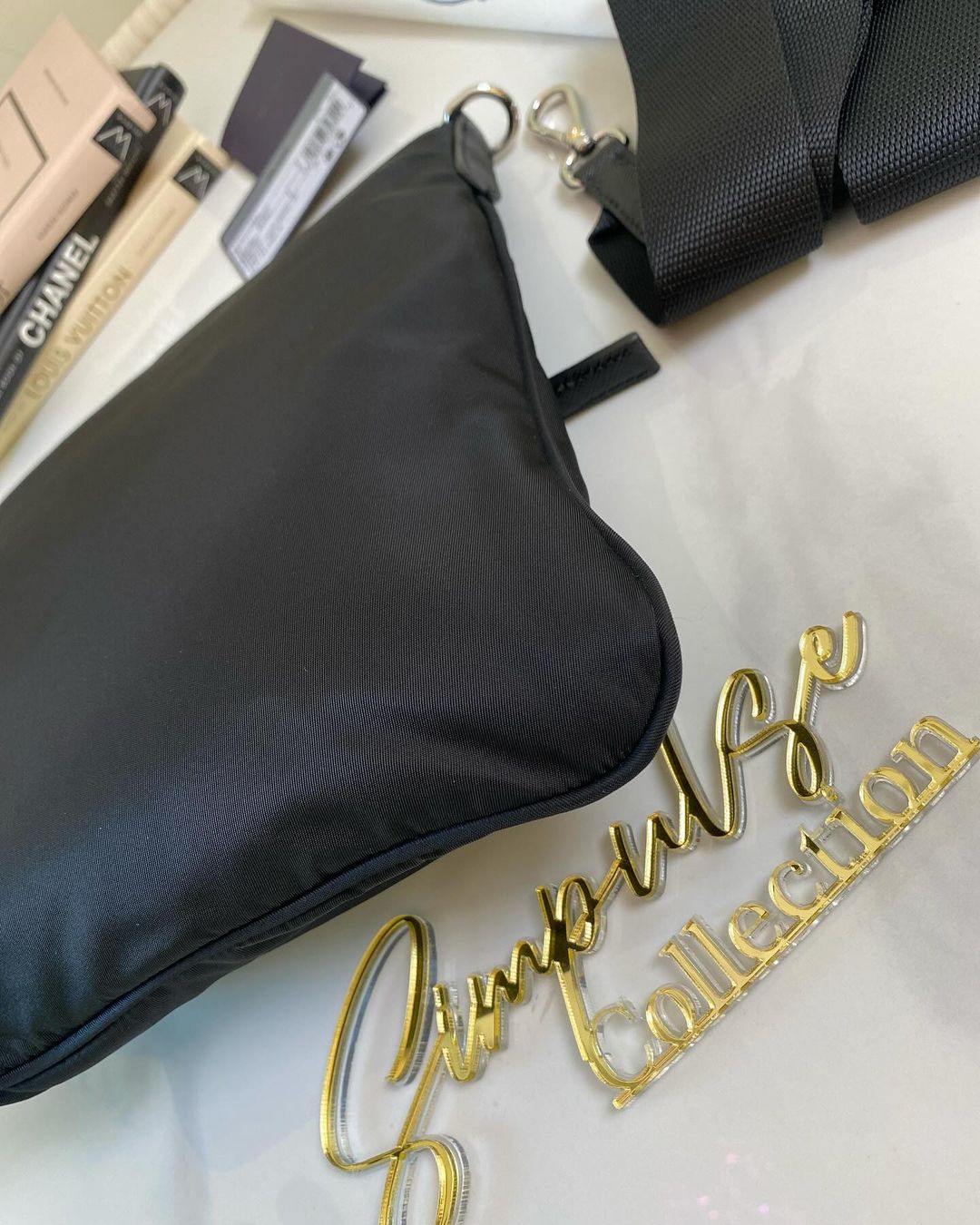 P Nylon Crossbody Bag
