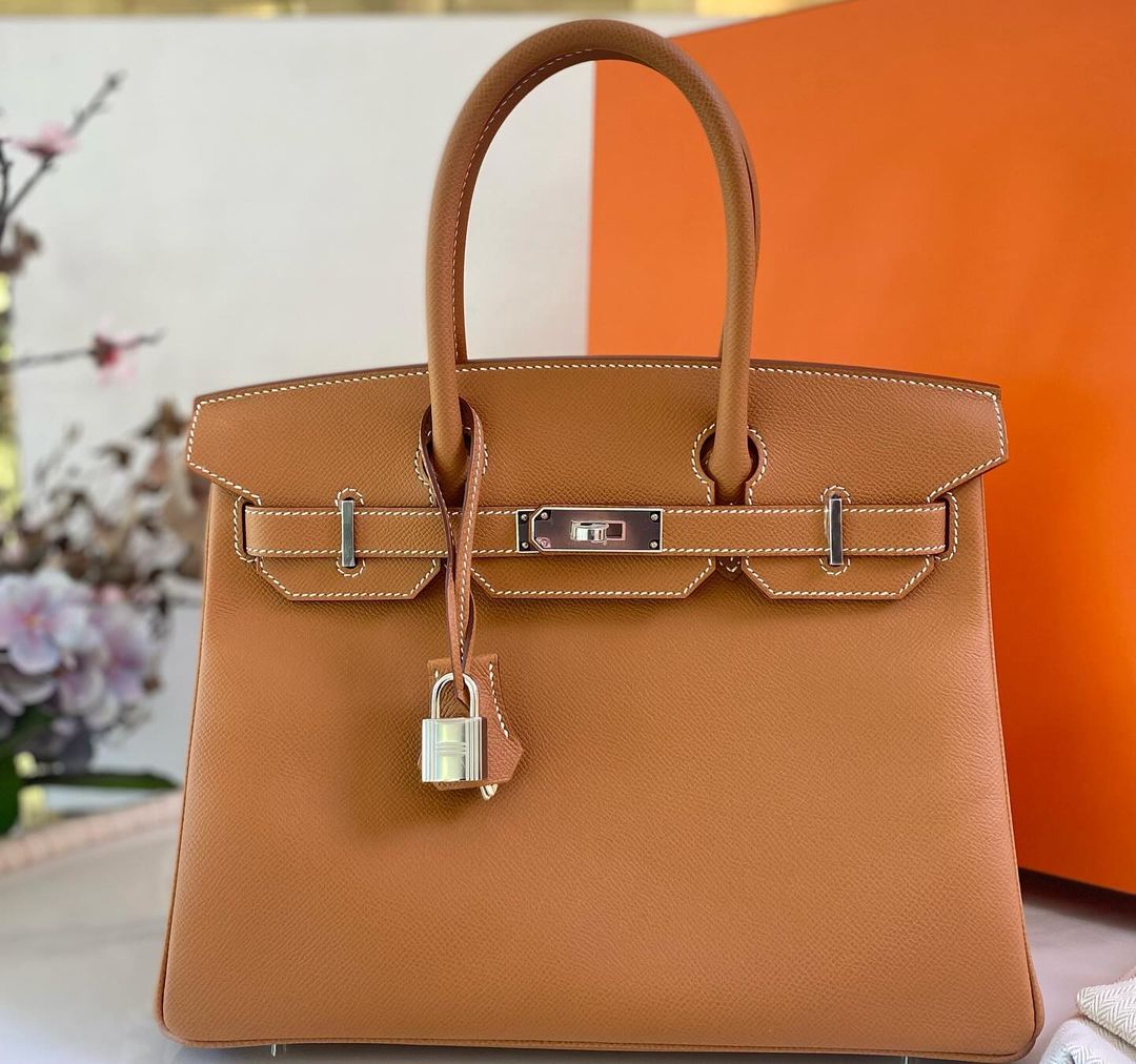 H Birkin 30 Gold in Epsom Leather PHW