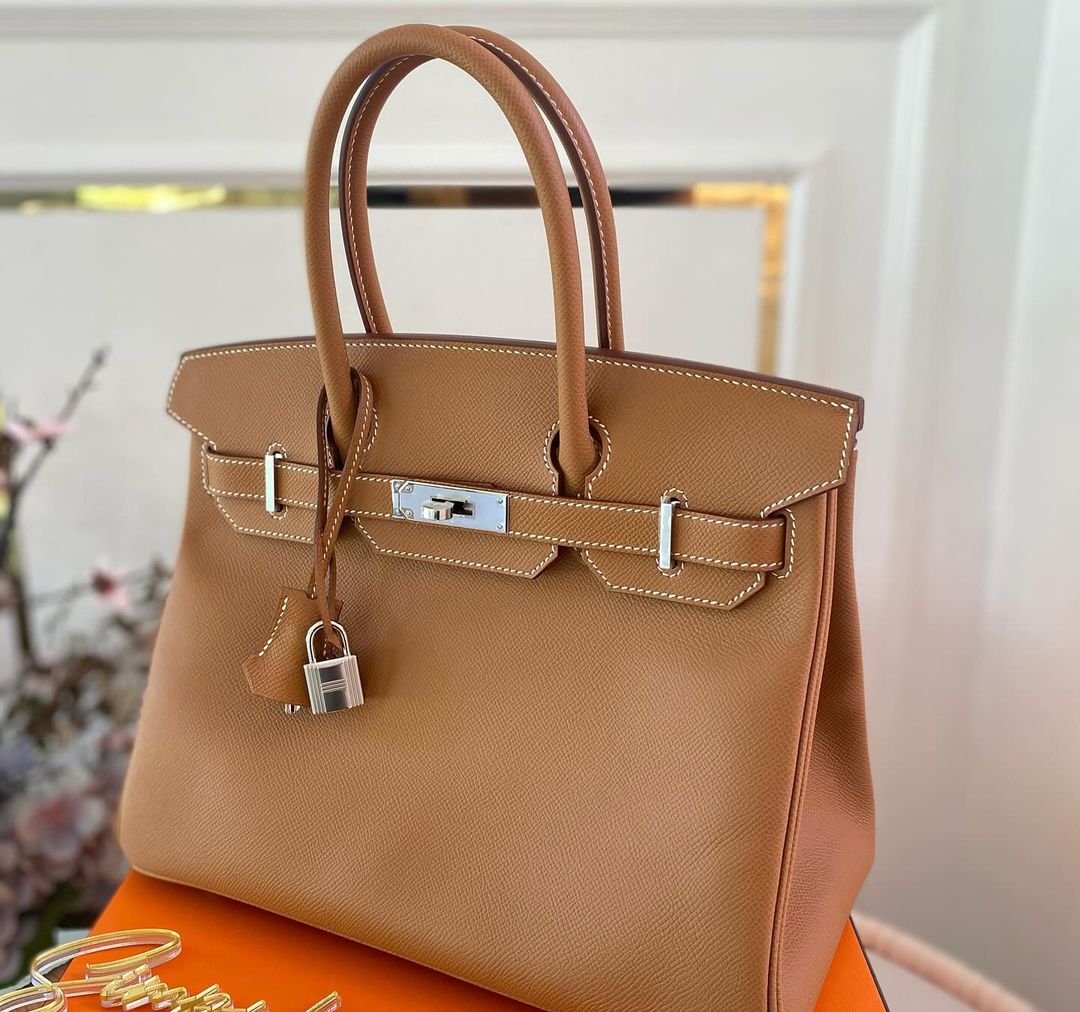 H Birkin 30 Gold in Epsom Leather PHW
