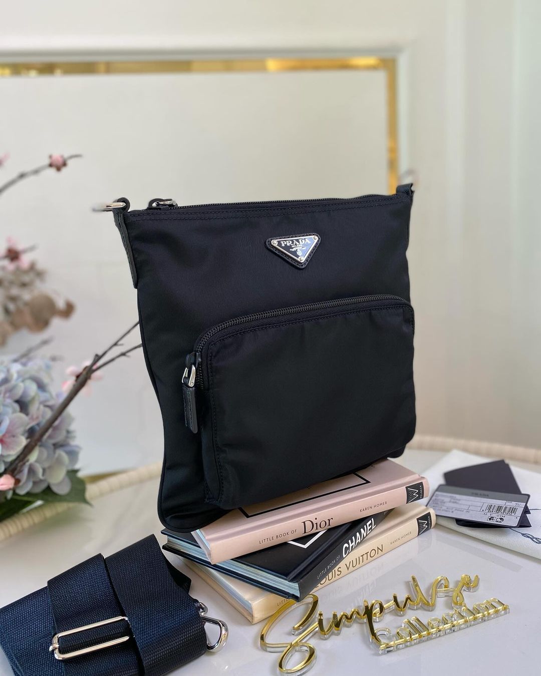 P Nylon Crossbody Bag