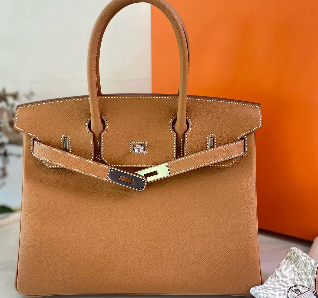 H Birkin 30 Gold in Epsom Leather PHW