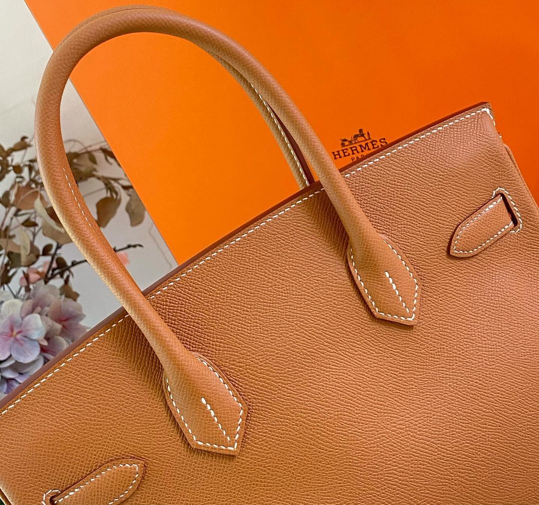 H Birkin 30 Gold in Epsom Leather PHW