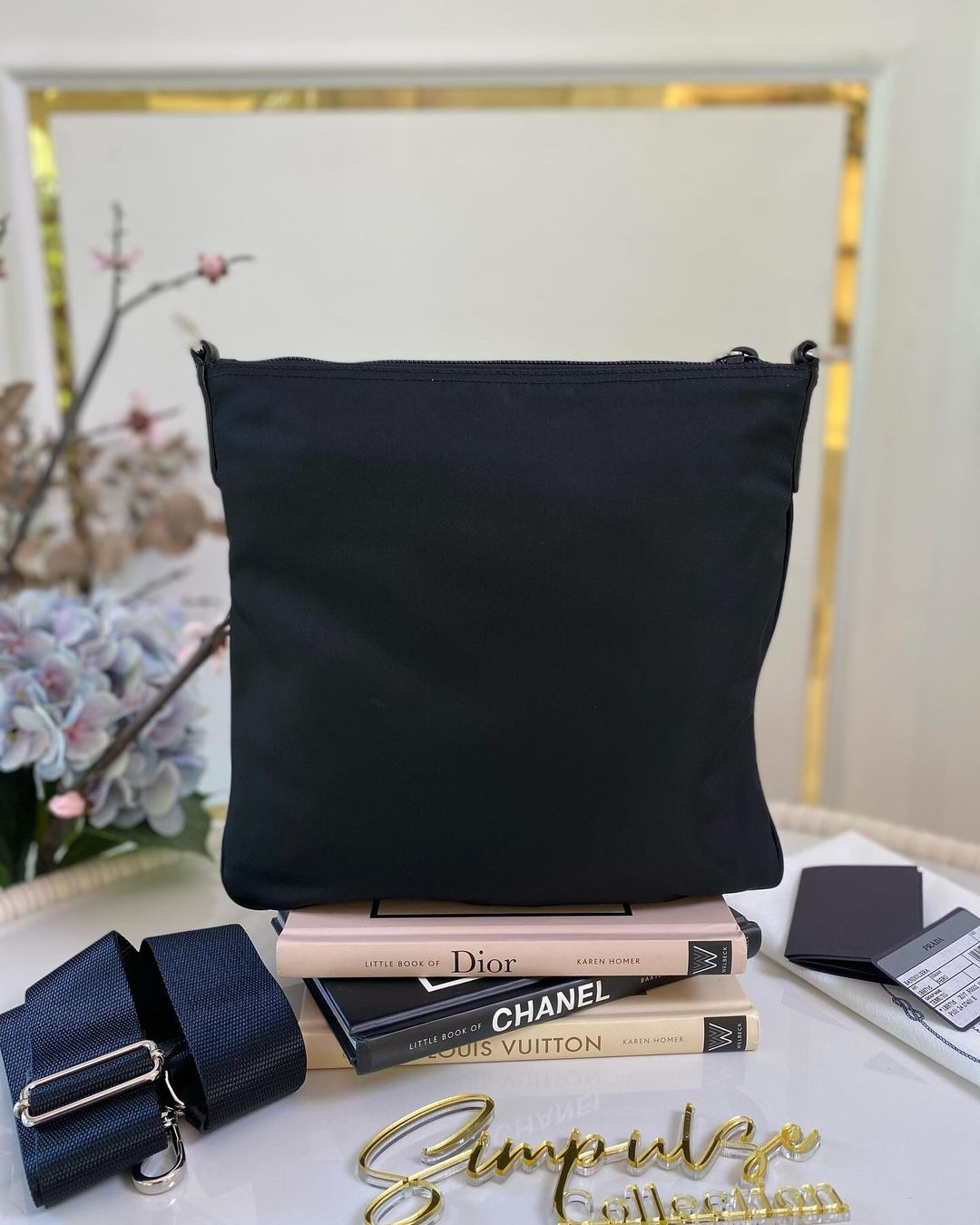 P Nylon Crossbody Bag