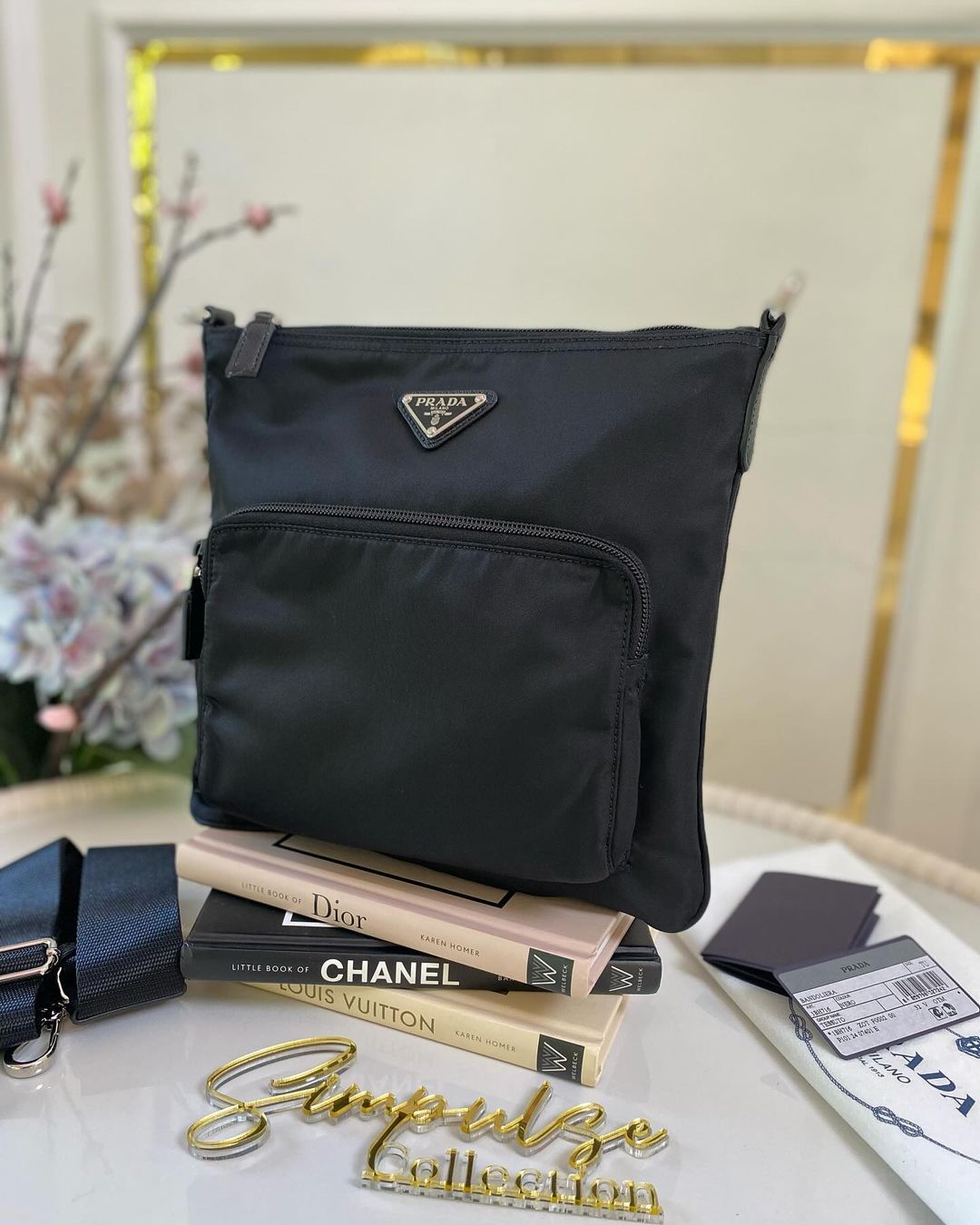 P Nylon Crossbody Bag
