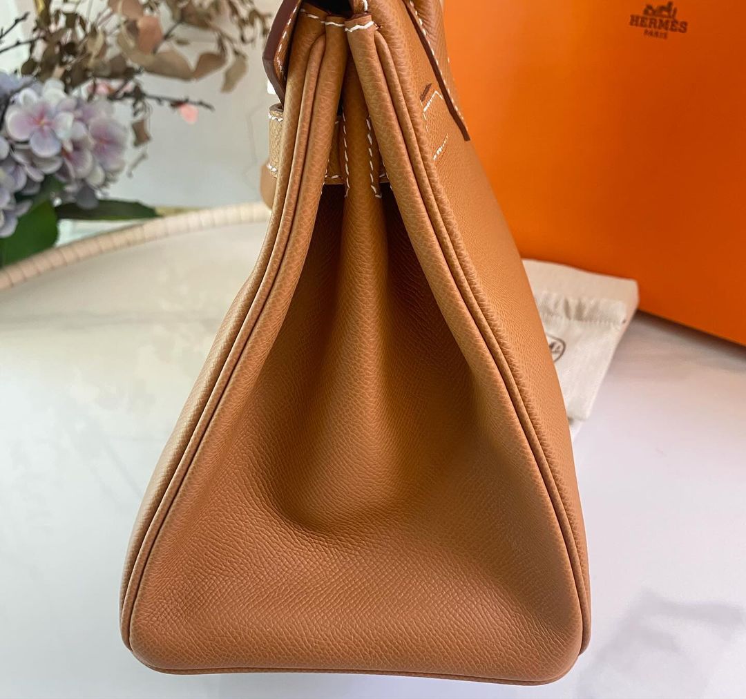 H Birkin 30 Gold in Epsom Leather PHW