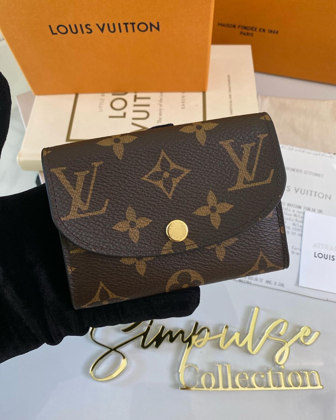 L V Mono Rosalie Coin Purse
