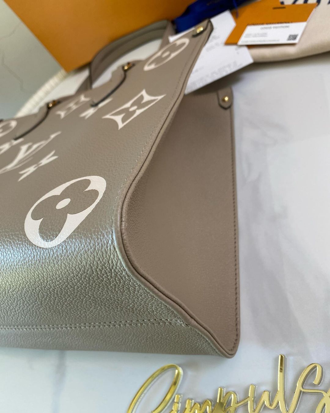 Louis Vuitton OTG Tourterelle Mono Empreinte Mm Size