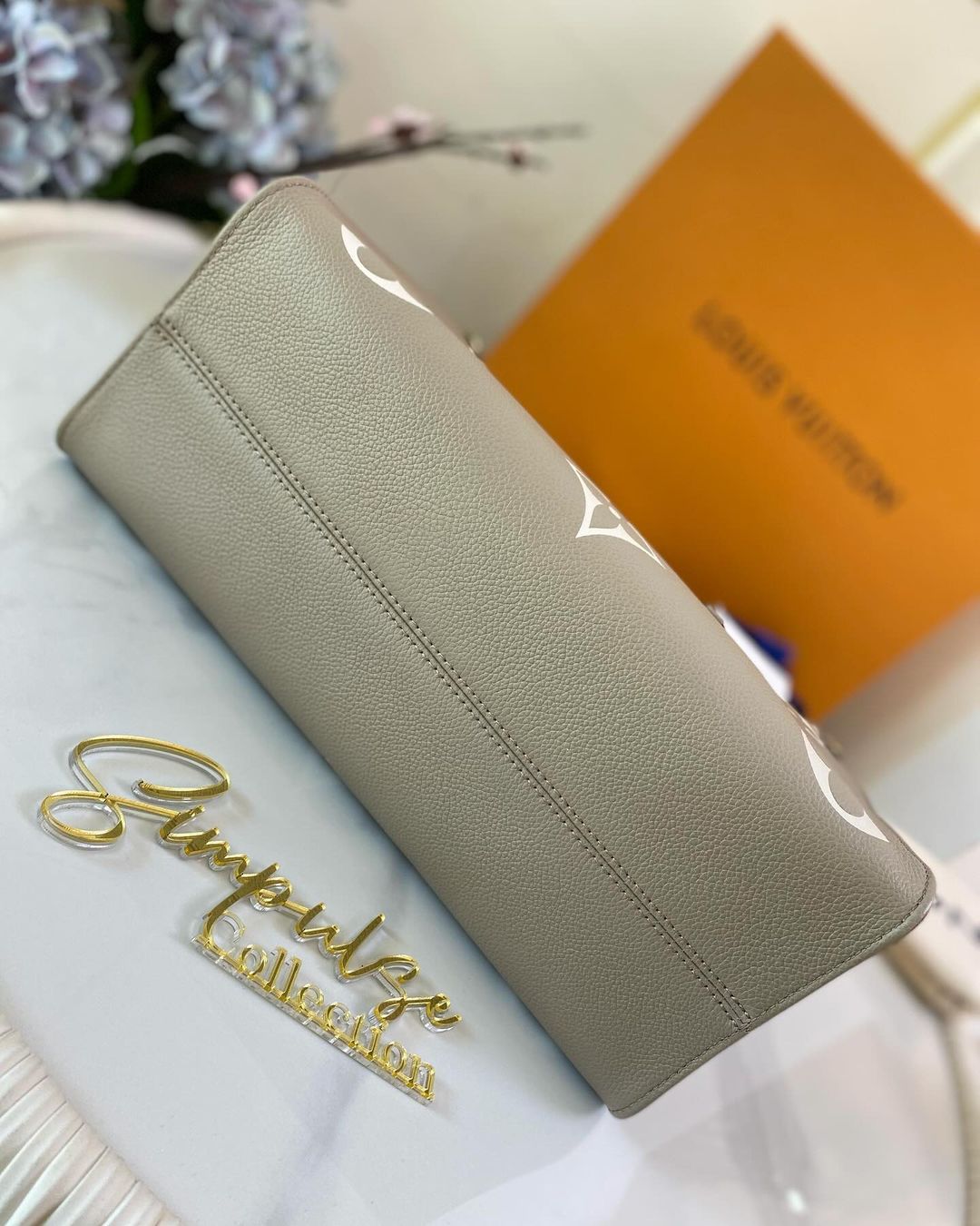 Louis Vuitton OTG Tourterelle Mono Empreinte Mm Size