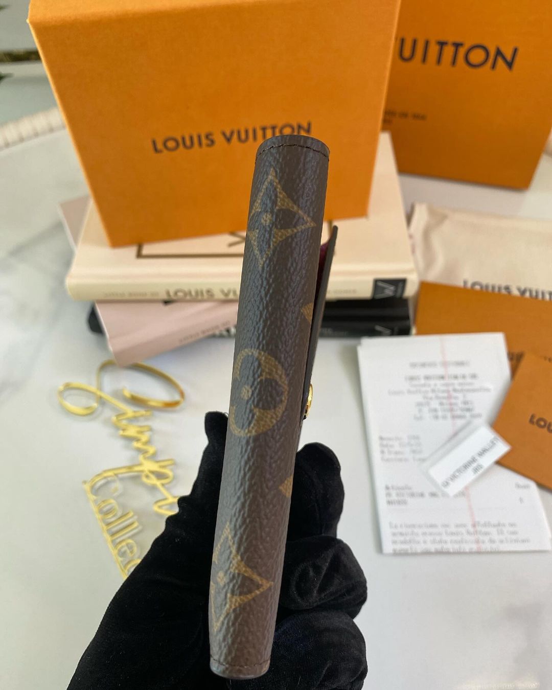 L V Mono Victorine Wallet