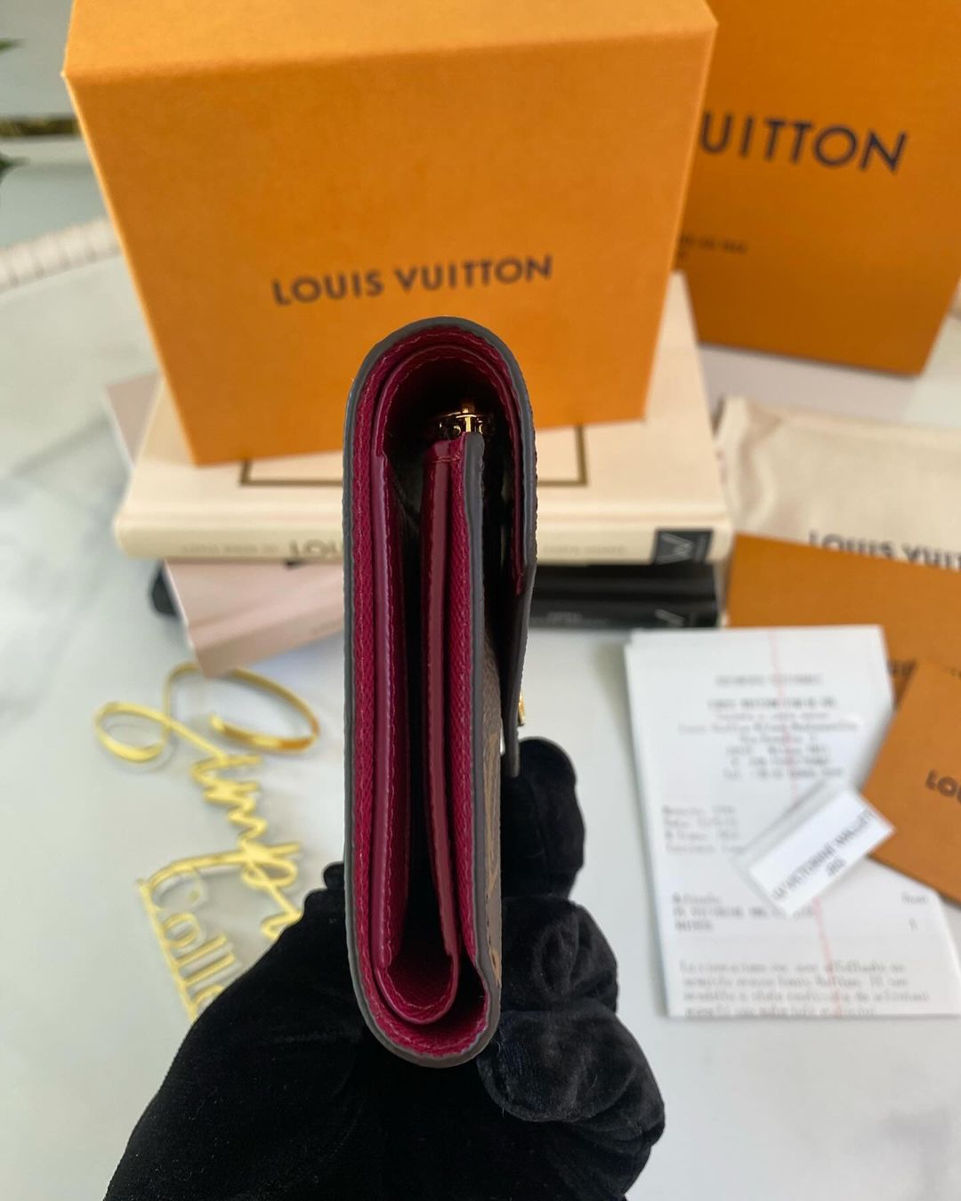 L V Mono Victorine Wallet