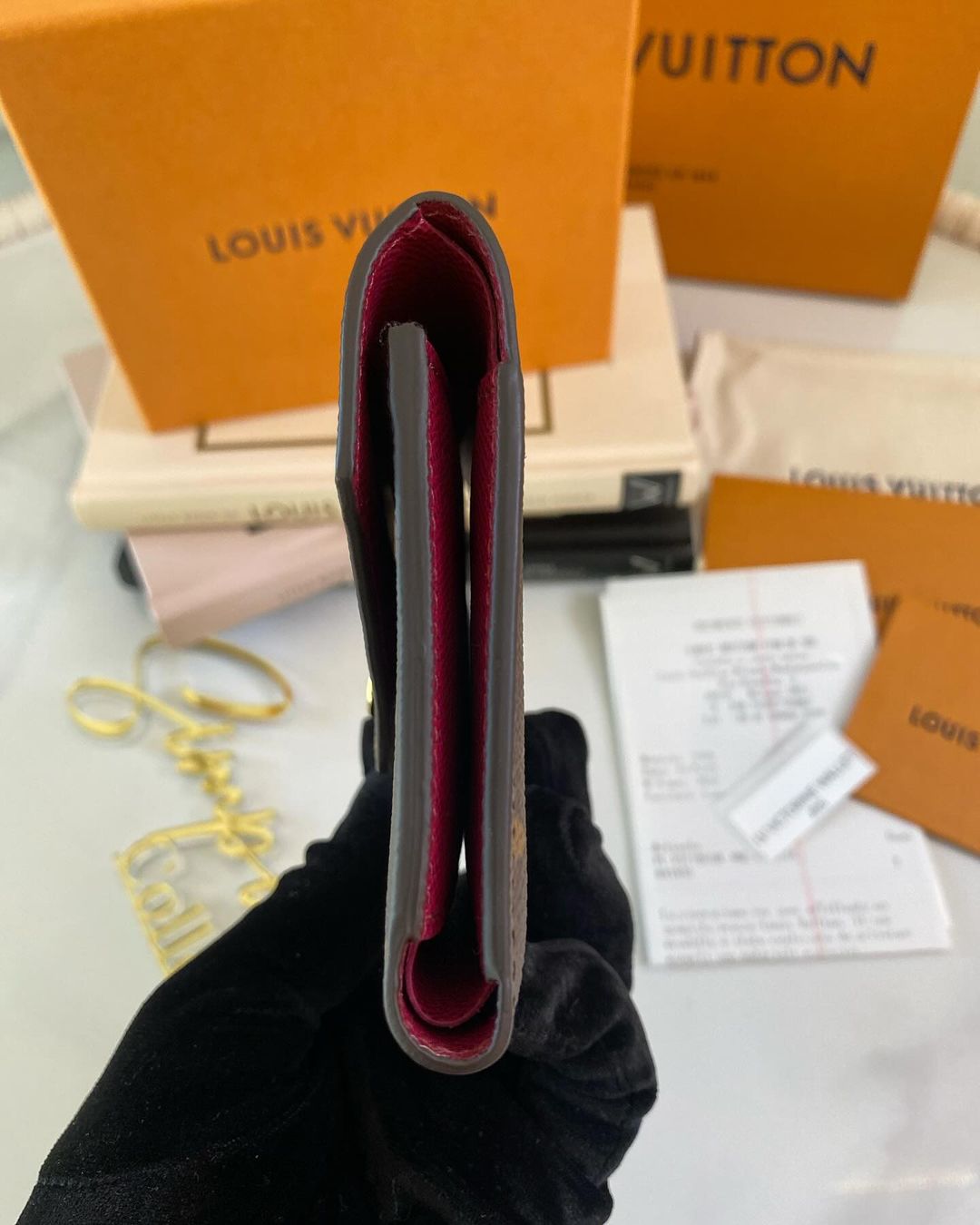 L V Mono Victorine Wallet