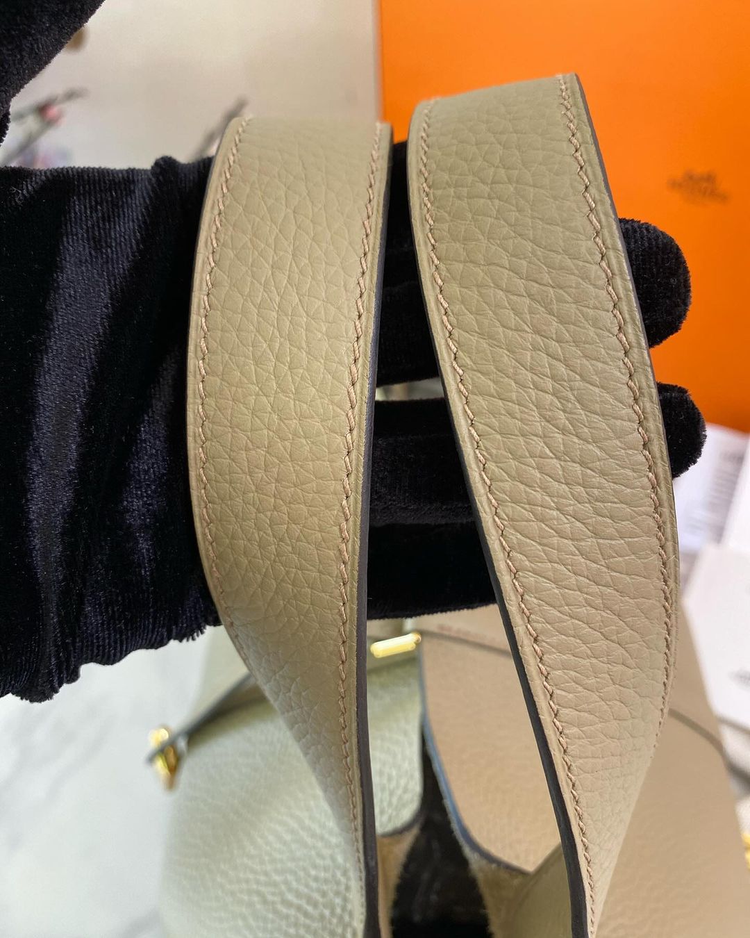 Hermes Picotin Lock 22 Beige Marfa GHW