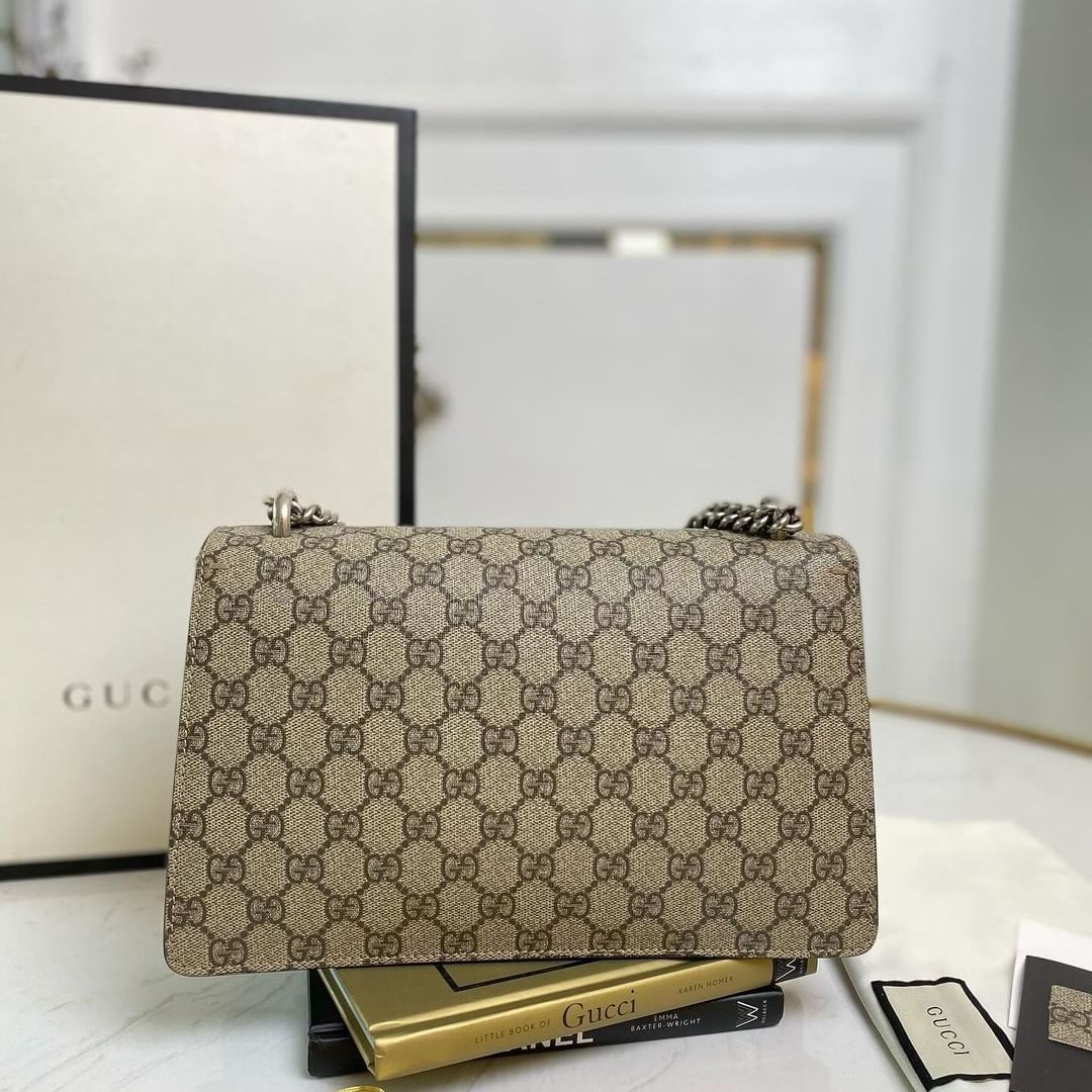 GG Supreme Mono Dionysus Shoulder Bag