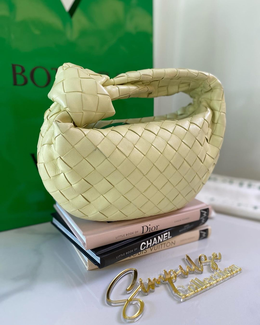 B V Mini Jodie Ice Cream Nappa Leather